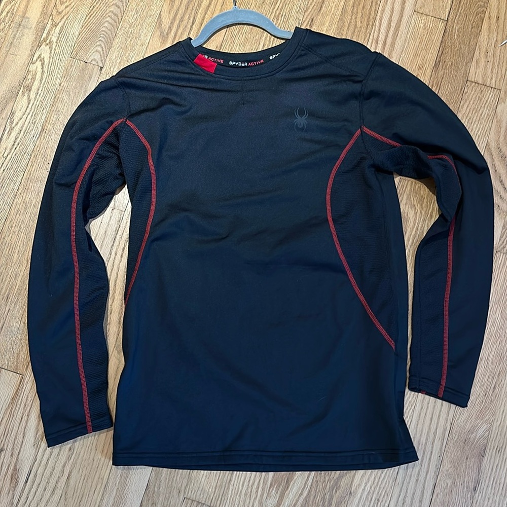 Spyder active base layer fleece shirt — Size Small